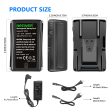 NEEWER BP-190WS 13200mAh V-Mount V-Lock Rechargeable Li-ion Battery Online Hot Sale