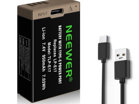 NEEWER 950mAh LP-E17 Canon Replacement Camera Battery on Sale