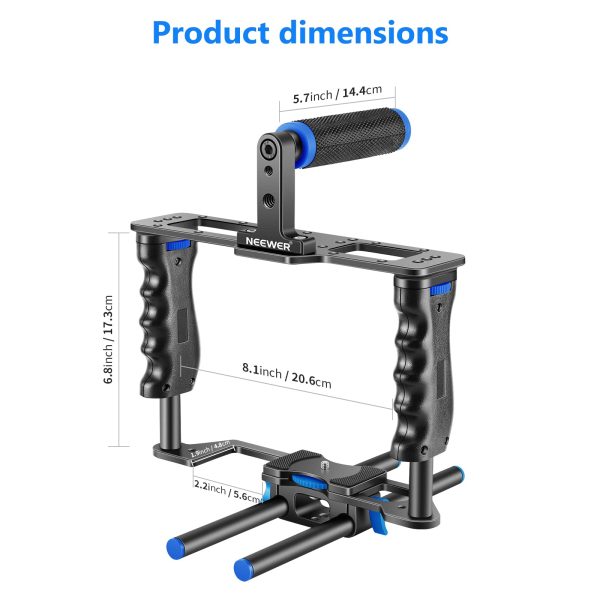 NEEWER CG-MF Aluminum Alloy Camera Cage Kit Online Sale