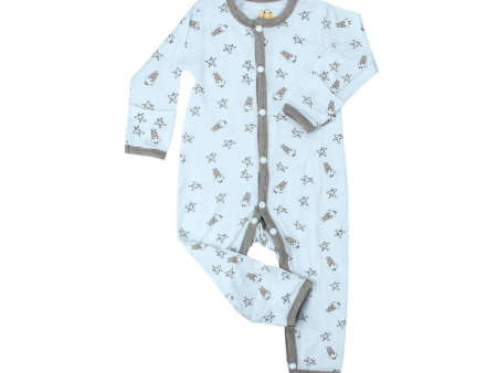 Baa Baa Sheepz Romper Blue Small Star & Sheepz - 24M For Discount