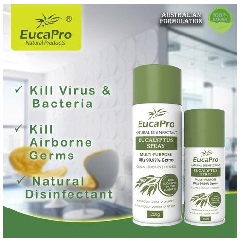 EucaPro Natural Disinfectant Eucalyptus Spray Value Pack (200g+100g) Online