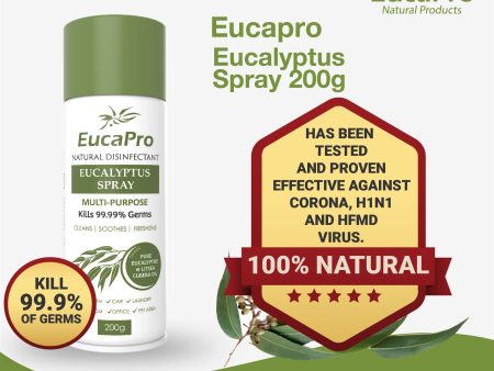 EucaPro Natural Disinfectant Eucalyptus Spray Value Pack (200g+100g) Online