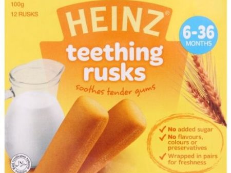 Heinz Teething Rusks 6-36m (100g) Discount