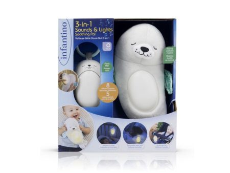 Infantino 3 In 1 Sounds & Lights Soothing Pal (0m+) Online