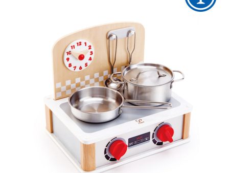 Hape 2-in-1 Kitchen & Grill Set 3yrs+ Supply