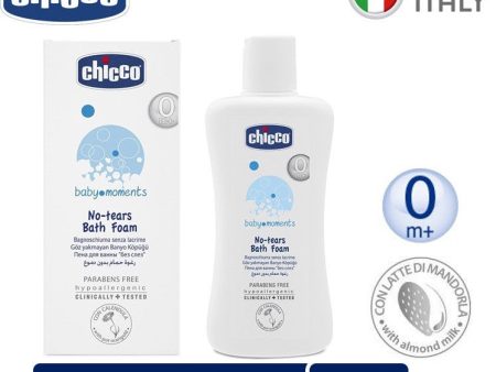 Chicco Baby Moments No-Tears Bath Foam 200ml ( 0m+ ) Online now