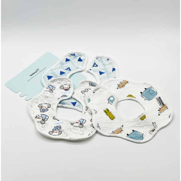 Smileey s Premium Bib 3 Pc - Assorted (Round) Sale