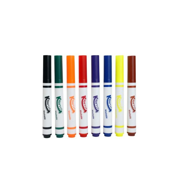 Kraftee 8ct Washable Markers For Sale