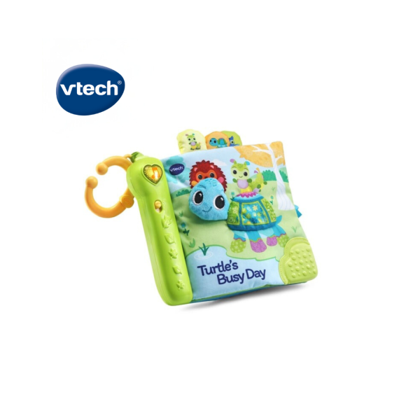 Vtech Turtles Busy Day Soft Book 3m+ Cheap