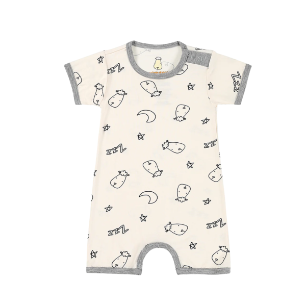 Baa Baa Sheepz Romper Short Sleeve Dream Baa Baa Yellow For Sale