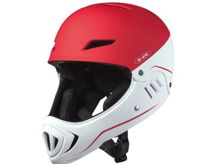 Micro Helmet Racing - White Red (3-8yrs) Online