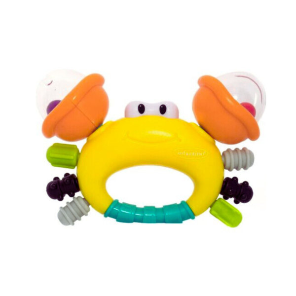 Infantino Sand Crab Rattle & Teether (0M+) Online now