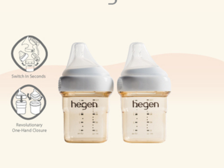 Hegen PCTO™ 150ml 5oz Feeding Bottle PPSU (2-pack) For Sale