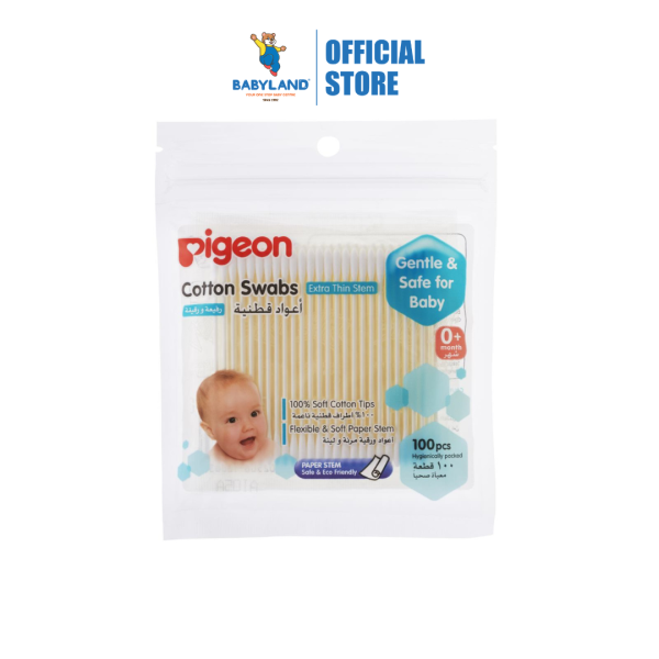 Pigeon Cotton Swab Extra Thin Stem (100Pcs) Cheap