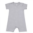 Baa Baa Sheepz Romper Short Sleeve Cute Big Star & Head Grey - 12M Supply