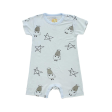 Baa Baa Sheepz Romper Short Sleeve Big Star & Sheepz Blue - 6M Sale