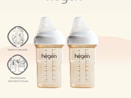 Hegen PCTO™ 240ml 8oz Feeding Bottle PPSU (2-pack) Online Sale