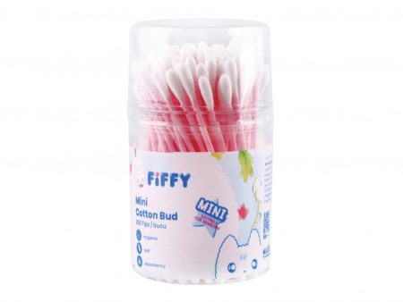 Fiffy Mini Cotton Bud Drum 200Tip (100Pcs) Fashion