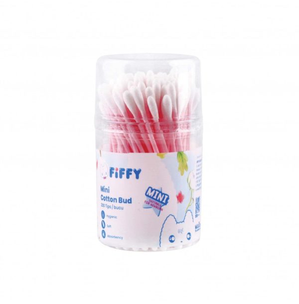 Fiffy Mini Cotton Bud Drum 200Tip (100Pcs) Fashion