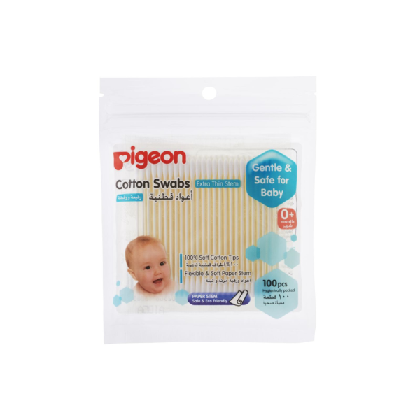 Pigeon Cotton Swab Extra Thin Stem (100Pcs) Cheap