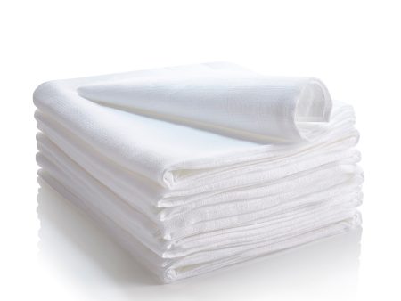 Pigeon Baby Napkins - Plain White (6 Pcs) Online Sale