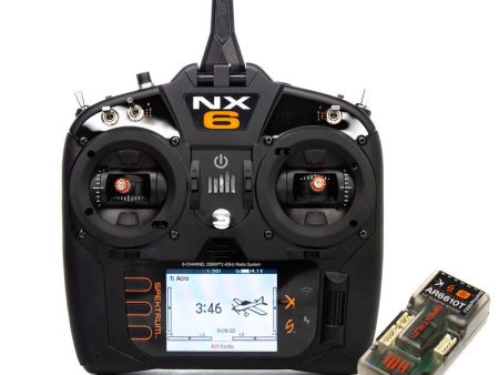 NX6 6-Channel DSMX Transmitter with AR6610T Telemetry Receiver Cheap