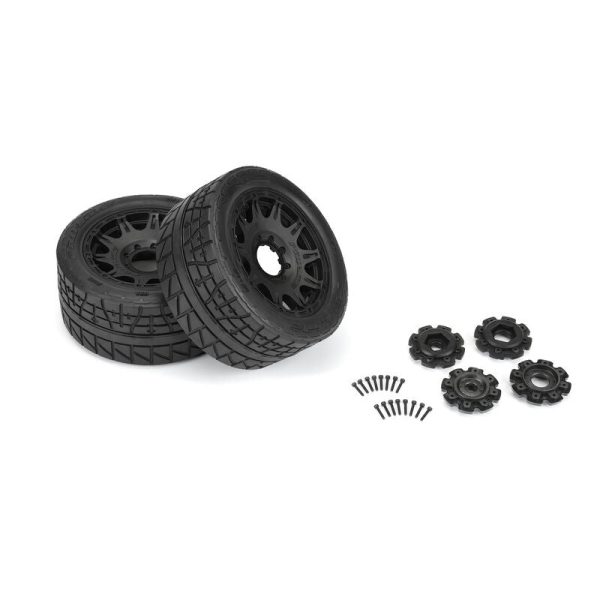 1 6 Menace HP BELTED F R 5.7” Tires MTD 24mm Black Raid 8x48 Hex (2) Hot on Sale