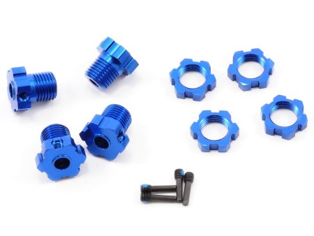 17mm Splined Wheel Hub Set (Blue) (4) Online Hot Sale