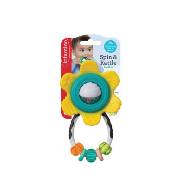 Infantino Spin & Rattle Teether Flower Online Sale