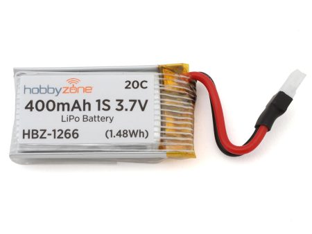 1S LiPo Battery (3.7V 400mAh) w Molex 51005 Connector on Sale