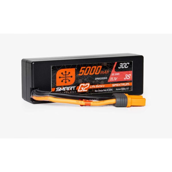 11.1V 5000mAh 3S 30C Smart G2 Hardcase LiPo Battery: IC5 Supply