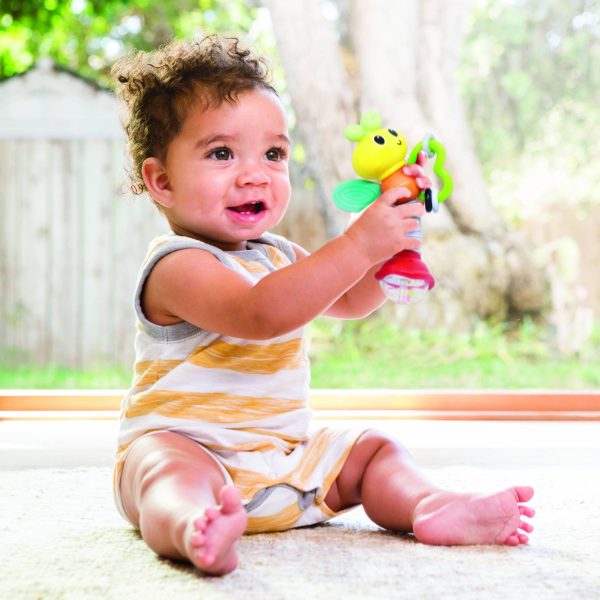 Infantino Rattle & Teether Love Bug (0m+) Online