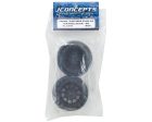 12mm Hex Hazard Short Course Wheels (Black) (2) for Traxxas Slash Online Hot Sale