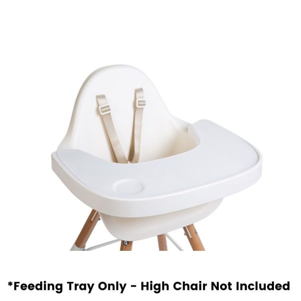 Childhome Evolu Feeding Tray Abs White + Silicone Placement Online