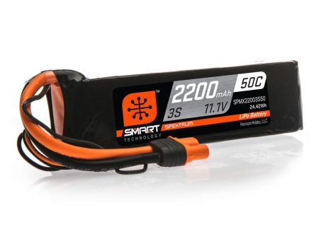 11.1V 2200mAh 3S 50C Smart LiPo Battery: IC3 Discount