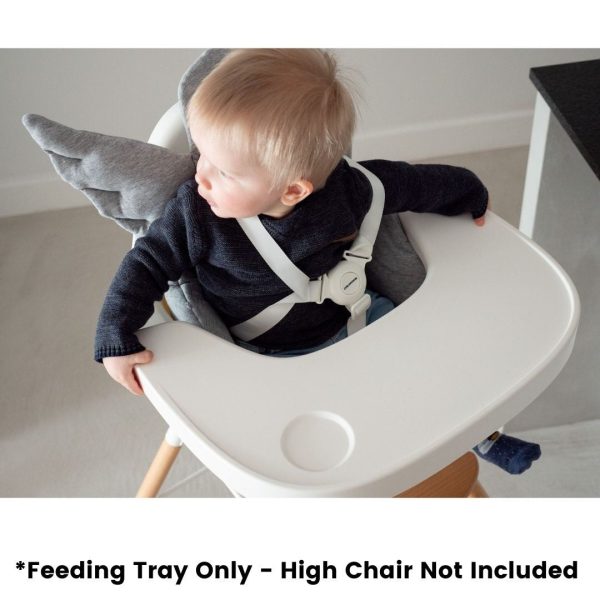 Childhome Evolu Feeding Tray Abs White + Silicone Placement Online