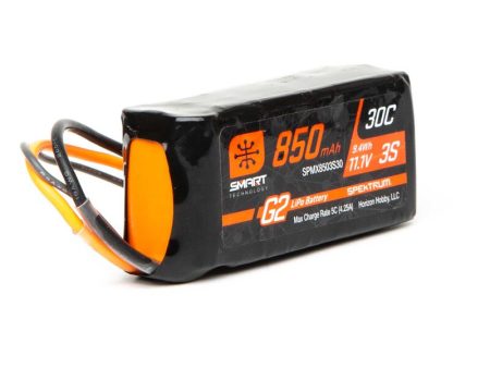 11.1V 850mAh 3S 30C Smart G2 LiPo Battery: IC2 Hot on Sale