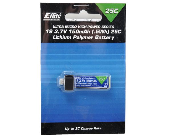 1S LiPo Battery 25C (3.7V 150mAh) Discount