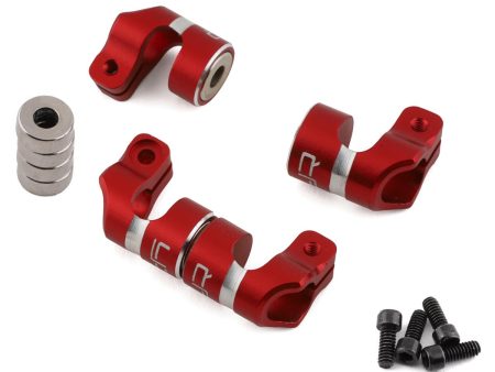 Yeah Racing Aluminum Magnetic Body Hole Marker Kit (Red) Online now