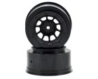 12mm Hex Hazard Short Course Wheels (Black) (2) for Traxxas Slash Front Hot on Sale