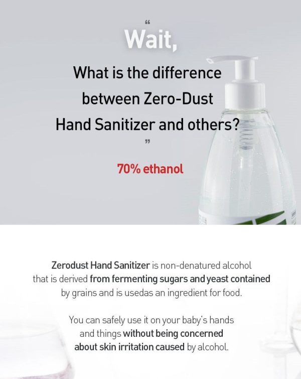 K-Mom Zero Dust Hand Sanitizer Gel (500ml) Discount