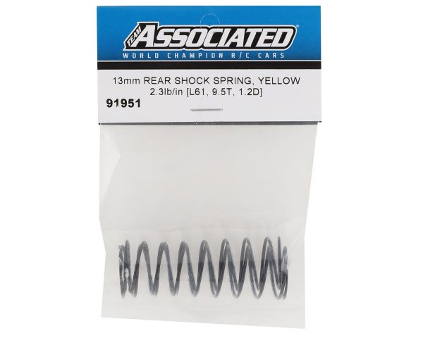 13mm Rear Shock Spring (Yellow 2.3lbs) (61mm) Discount