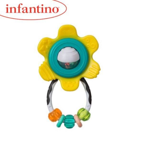 Infantino Spin & Rattle Teether Flower Online Sale